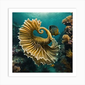 Seahorse Art Print