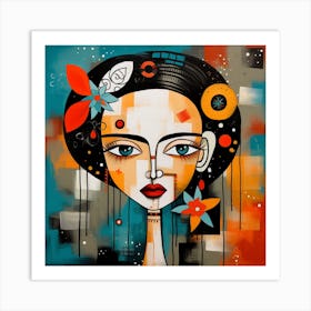 Frida Kahlo 3 Art Print