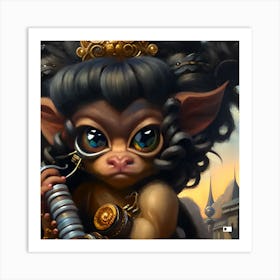 Troll Baby Art Print