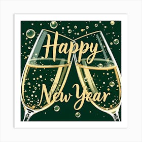 Happy New Year 26 Art Print