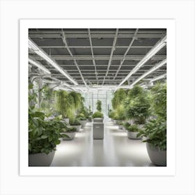 Indoor Plant Nursery Art Print