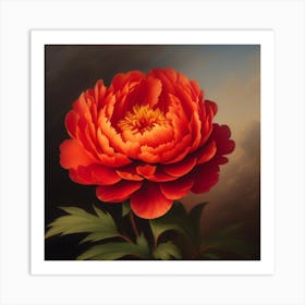 Peony Art Print