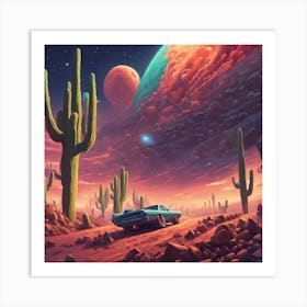 Cactus Desert 8 Art Print