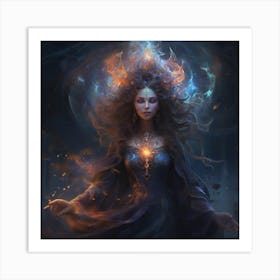 An Enigmatic Witch 1 Art Print