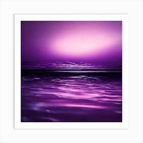 Purple Sunset Art Print