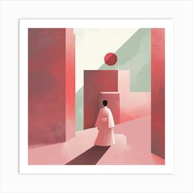 Man In A Robe Art Print