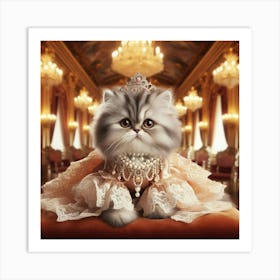 Princess Cat 1 Art Print