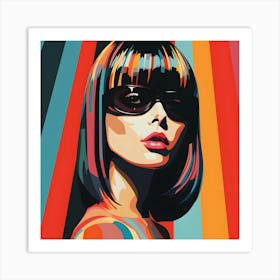 Mod Girl 20 Art Print