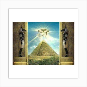 Egyptian Pyramid 1 Art Print