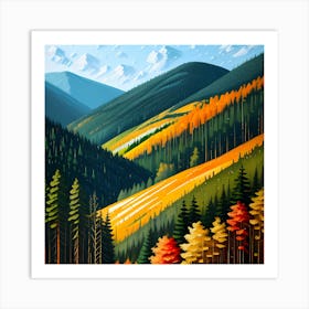 Forest and Hills Art Print