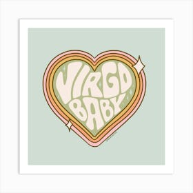 Virgo Baby Art Print