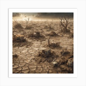 Deserted Landscape Art Print