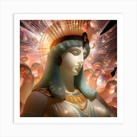 Cleopatra Portrait Artwork 102 Art Print