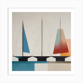 Sailboats Art Print