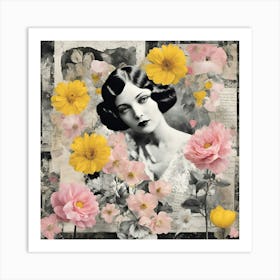 Vintage Roses Art Print