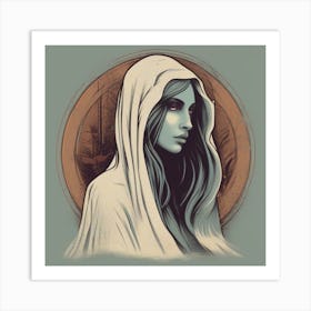 Ghost Woman Art Print