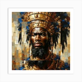 King Of Africa Art Print