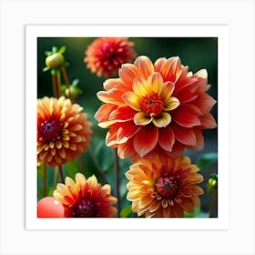 Dahlia 1 Art Print