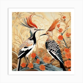 Bird In Nature Hoopoe 1 Art Print