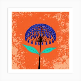 Blue Flower 3 Art Print