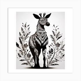 Giraffe Art Print