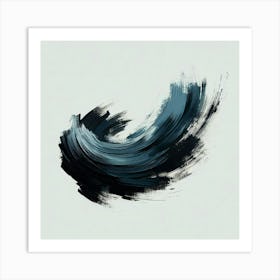 Abstract Wave Painting 1 Art Print