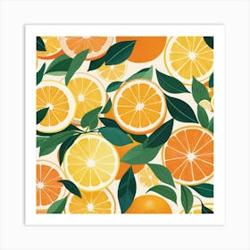 Default Citrus Sun Art Print 0 Art Print