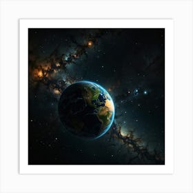 Earth From Above Art Print