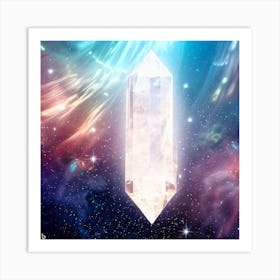 Crystal Point In Space Art Print