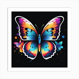 Butterfly Painting 156 Art Print