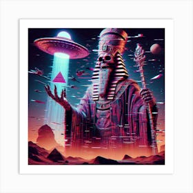 Egyptian King Art Print