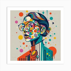 Portrait Of A Woman Art Print