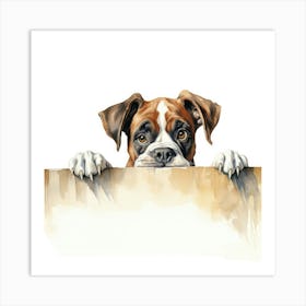 Boxer Dog 13 Art Print