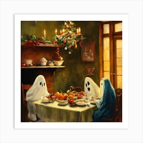 Ghosts At The Table Art Print