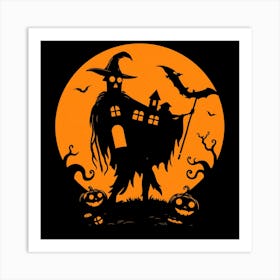 Halloween Witch 1 Art Print