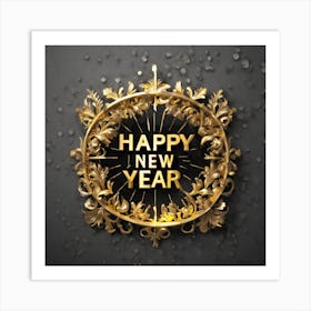 Happy New Year 34 Art Print