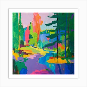Colourful Gardens University Of British Columbia Canada 3 Art Print