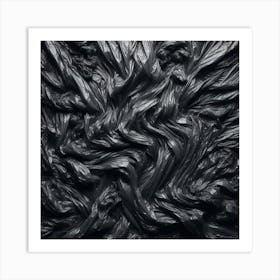 'Black Plastic' Art Print