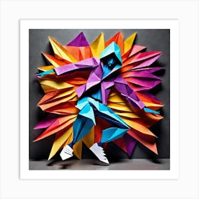 Origami Dancer 69 Art Print