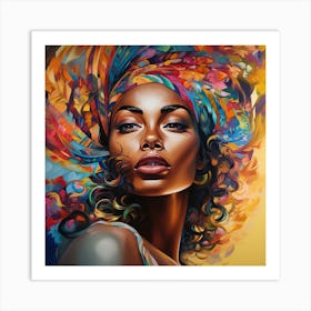 African Woman 72 Art Print