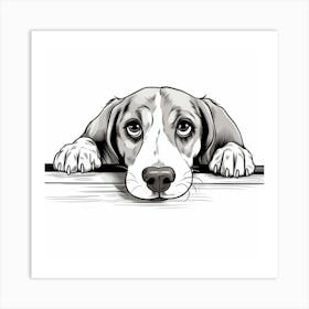 Beagle Dog Art Print