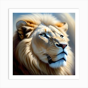 Lion Portrait Art Print