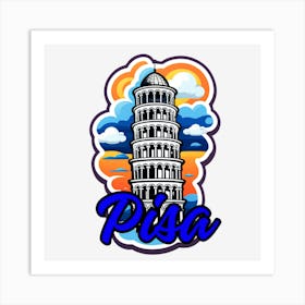 Pisa Tower Art Print