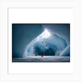 Ice Cave Art Print