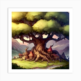 Old Oak Sanctuary Art Print