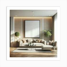 Modern Living Room 27 Art Print