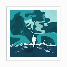 Ocean'S Edge 1 Art Print