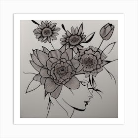 Blooming Mind Art Print