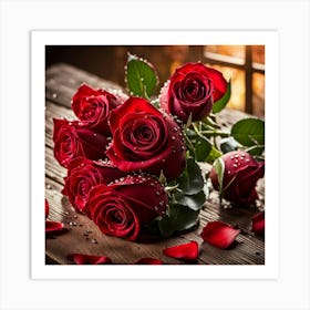 Red Roses 4 Art Print