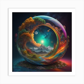 Sphere Of Life Art Print